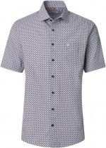 Chemisette Manches Courtes Rouge Redmond du 2XL au 6XL