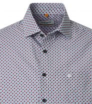 Chemisette Manches Courtes Rouge Redmond du 2XL au 6XL