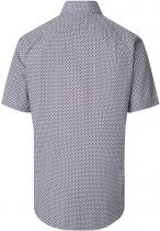 Chemisette Manches Courtes Rouge Redmond du 2XL au 6XL