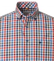 Chemisette Manches Courtes Rouge Redmond du 2XL au 6XL