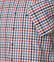 Chemisette Manches Courtes Rouge Redmond du 2XL au 6XL