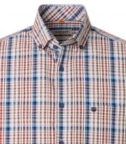 Chemisette Manches Courtes Rouge Redmond du 2XL au 6XL