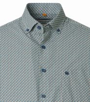 Chemisette Manches Courtes Rouge Redmond du 2XL au 6XL