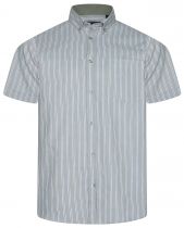 Chemisette Manches Courtes Verte Kam du 2XL au 8XL