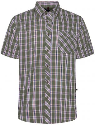 Chemisette Manches Courtes Verte Kam du 2XL au 8XL