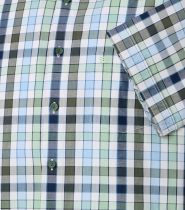 Chemisette Manches Courtes Verte Redmond du 2XL au 6XL