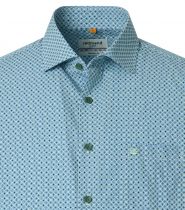 Chemisette Manches Courtes Verte Redmond du 2XL au 6XL