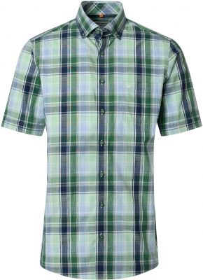 Chemisette Manches Courtes Verte Redmond du 2XL au 6XL