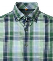 Chemisette Manches Courtes Verte Redmond du 2XL au 6XL