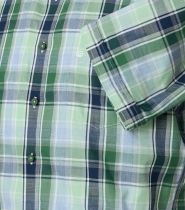 Chemisette Manches Courtes Verte Redmond du 2XL au 6XL
