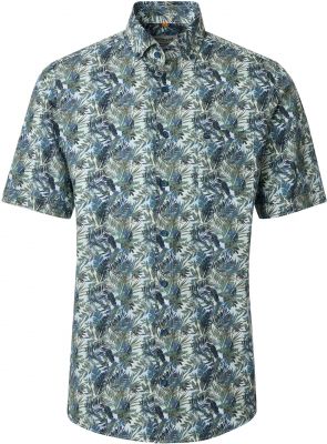 Chemisette Manches Courtes Verte Redmond du 2XL au 6XL