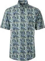 Chemisette Manches Courtes Verte Redmond du 2XL au 6XL