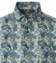 Chemisette Manches Courtes Verte Redmond du 2XL au 6XL