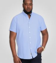 Chemisette Oxford Bleue Duke 2XL à 8XL