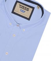 Chemisette Oxford Bleue Duke 2XL à 8XL