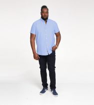 Chemisette Oxford Bleue Duke 2XL à 8XL