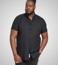 Chemisette Oxford Noire Duke 2XL à 8XL