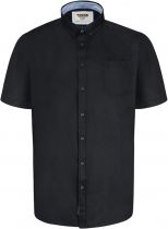 Chemisette Oxford Noire Duke 2XL à 8XL