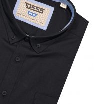 Chemisette Oxford Noire Duke 2XL à 8XL