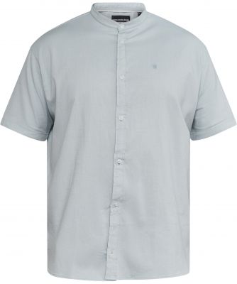 Chemisette Stretch col Mao Bleue All Size du 3XL au 8XL