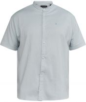 Chemisette Stretch col Mao Bleue All Size du 3XL au 8XL