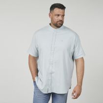 Chemisette Stretch col Mao Bleue All Size du 3XL au 8XL