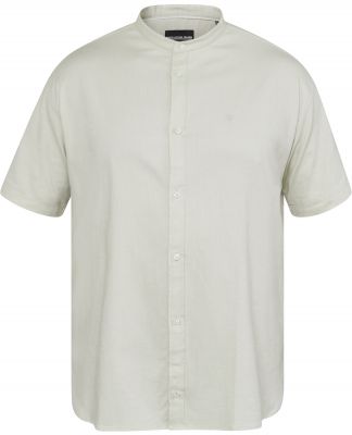 Chemisette Stretch col Mao Verte All Size du 3XL au 8XL