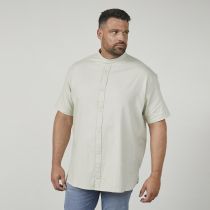 Chemisette Stretch col Mao Verte All Size du 3XL au 8XL