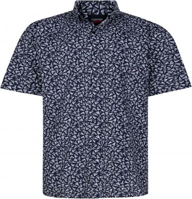 Chemisette Stretch Manches Courtes Bleu Marine Espionage du 2XL au 8XL