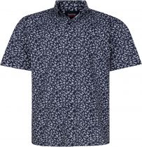 Chemisette Stretch Manches Courtes Bleu Marine Espionage du 2XL au 8XL