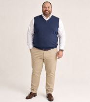 D&eacute;bardeur Col V Bleu Marine Casa Moda du 2XL au 6XL
