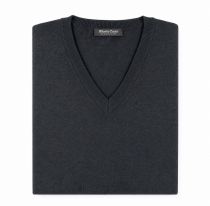 D&eacute;bardeur Laine Woolmark Anthracite Monte Carlo du 58 au 70