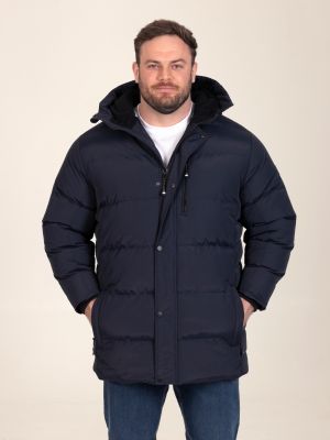 Doudoune � Capuche Bleu Marine Duke Du 3XL au 6XL