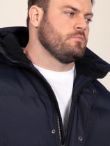Doudoune &agrave; Capuche Bleu Marine Duke Du 3XL au 6XL