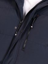 Doudoune &agrave; Capuche Bleu Marine Duke Du 3XL au 6XL