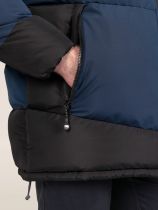 Doudoune &agrave; Capuche Bleu Marine et Noir Duke Du 3XL au 8XL