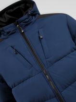 Doudoune &agrave; Capuche Bleu Marine et Noir Duke Du 3XL au 8XL