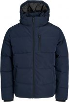 Doudoune &agrave; Capuche Bleu Marine Jack&Jones du 3XL au 8XL