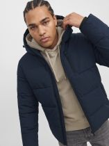 Doudoune &agrave; Capuche Bleu Marine Jack&Jones du 3XL au 8XL