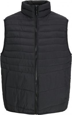 Doudoune Sans Manche Noire Jack&Jones du 3XL au 8XL