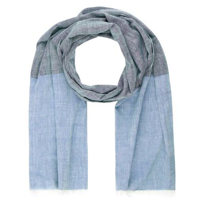 �charpe homme LINDENMANN Bleu et Gris
