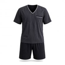 Ensemble Pyjama Short Bleu Marine GUSTAV Adamo du 2XL au 10XL