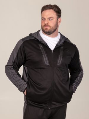 Gilet � Capuche de Jogging Noir Duke Du 3XL au 8XL