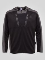 Gilet &agrave; Capuche de Jogging Noir Duke Du 3XL au 8XL
