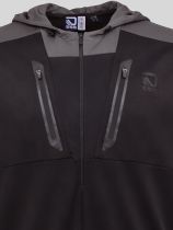 Gilet &agrave; Capuche de Jogging Noir Duke Du 3XL au 8XL