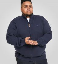 Gilet Coton Zip Bleu Marine Duke Du 2XL au 5XL