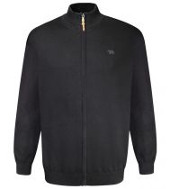 Gilet Coton Zip Noir Duke Du 2XL au 5XL
