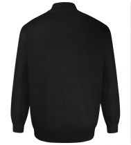 Gilet Coton Zip Noir Duke Du 2XL au 5XL