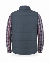 Gilet Matelass&eacute; Sans Manches Bleu Marine Kam du 2XL au 8XL