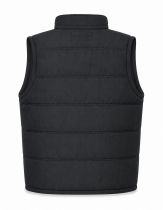 Gilet Matelass&eacute; Sans Manches Noire Kam du 2XL au 8XL